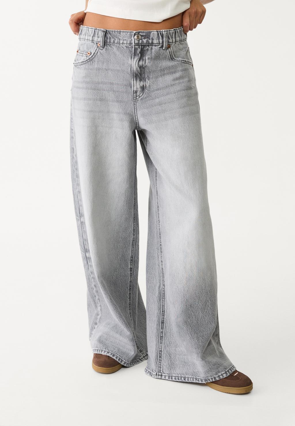 Cargo jeans met rechte pijpen voor dames in Blauw Cargo jeans met rechte pijpen voor dames in Blauw