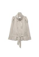 Dik yaka trençkot - Görsel 11