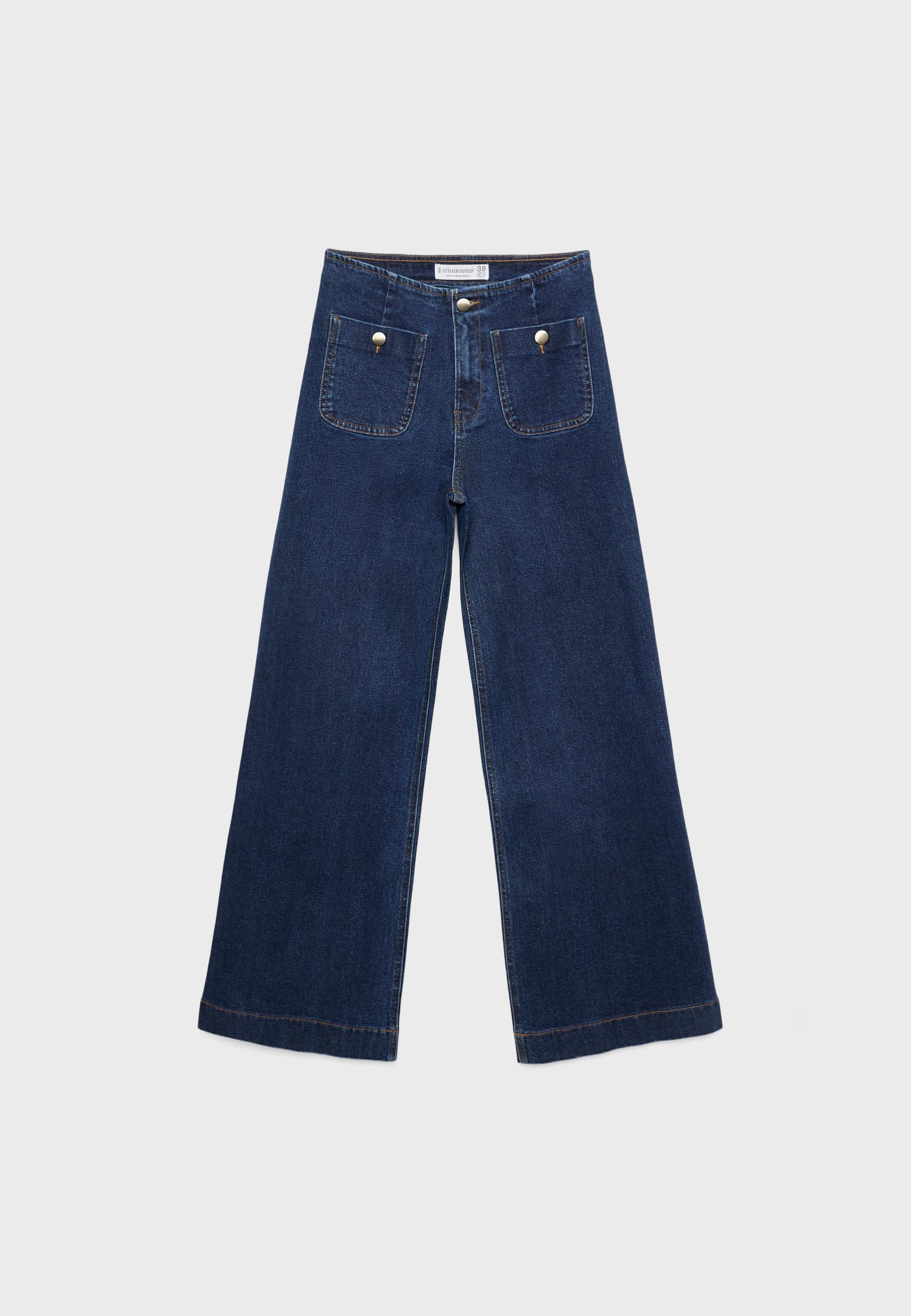 D77 Minimalist jeans with pockets