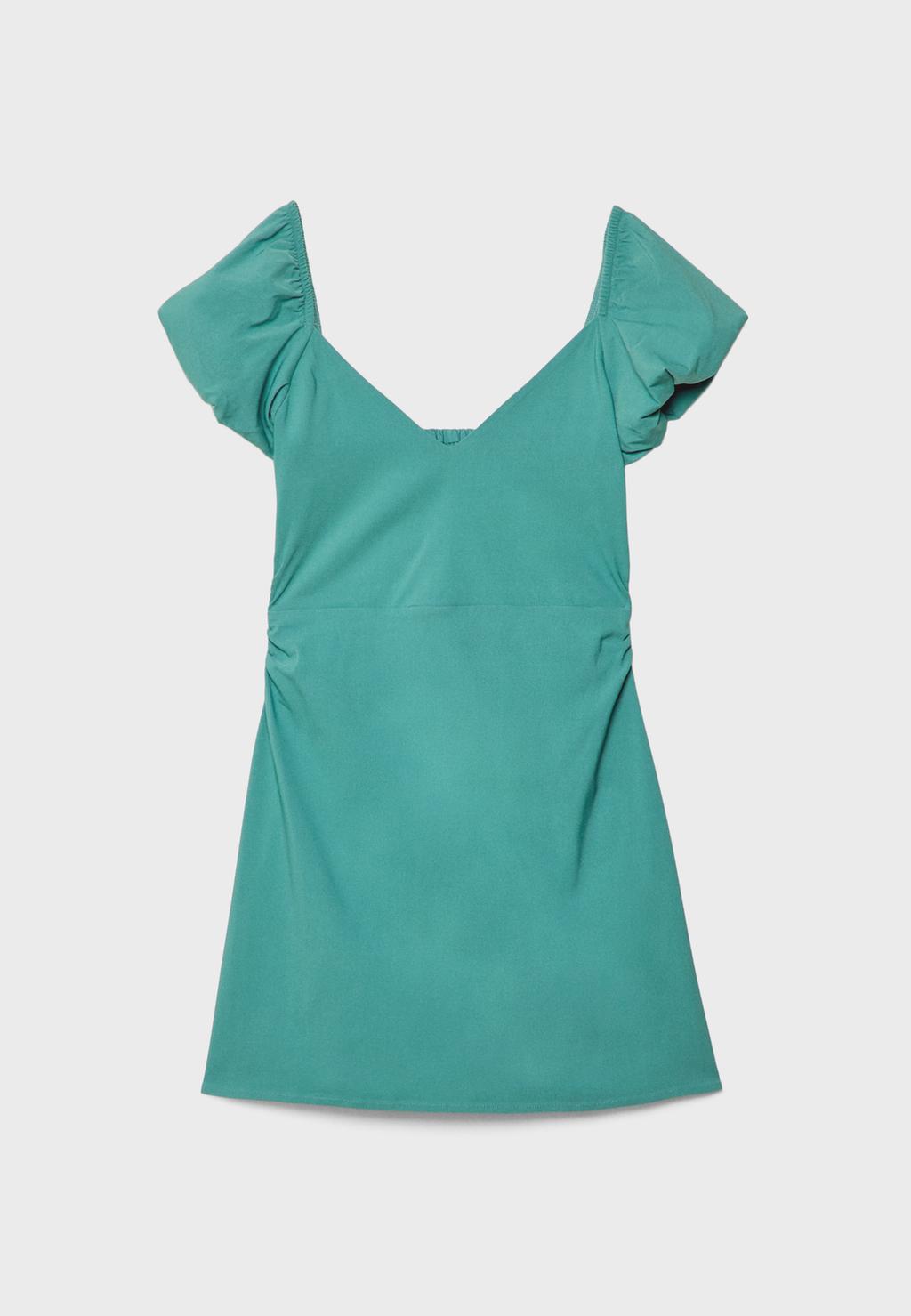 Vestido corto espalda descubierta