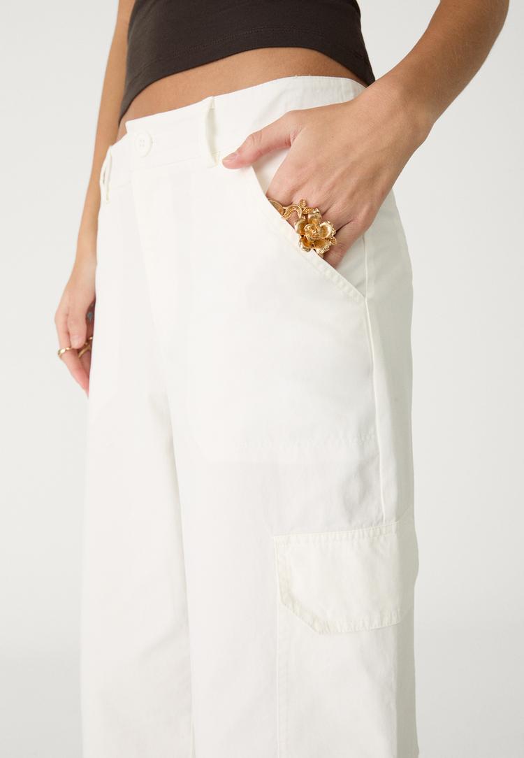 pantalon capri cargo