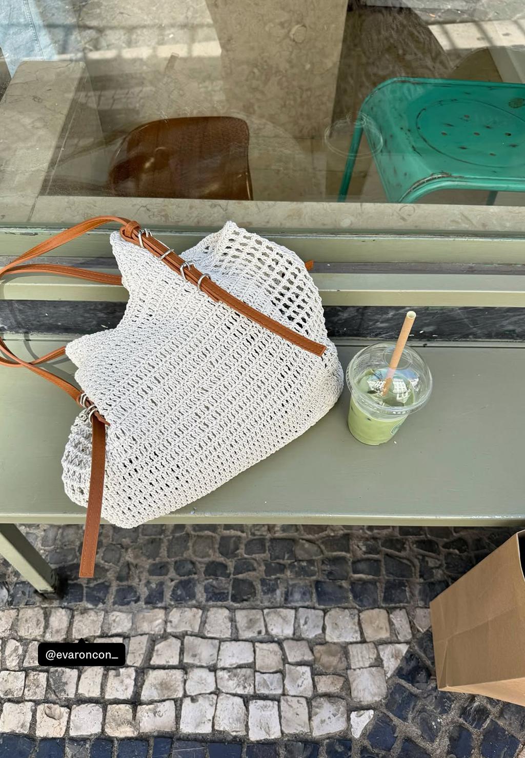 Sac bandoulière crocheté