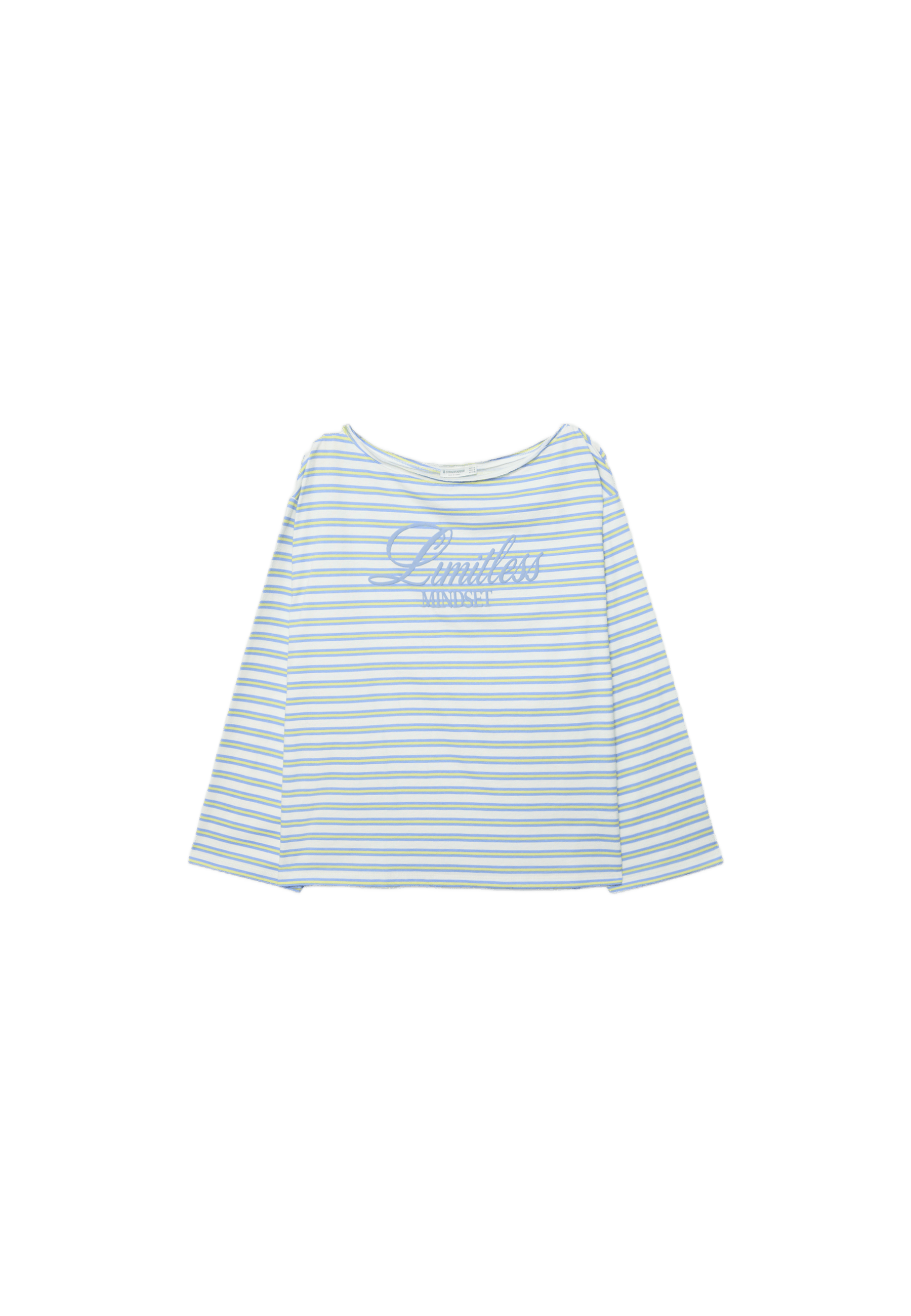 Striped long sleeve T-shirt — Vanilla