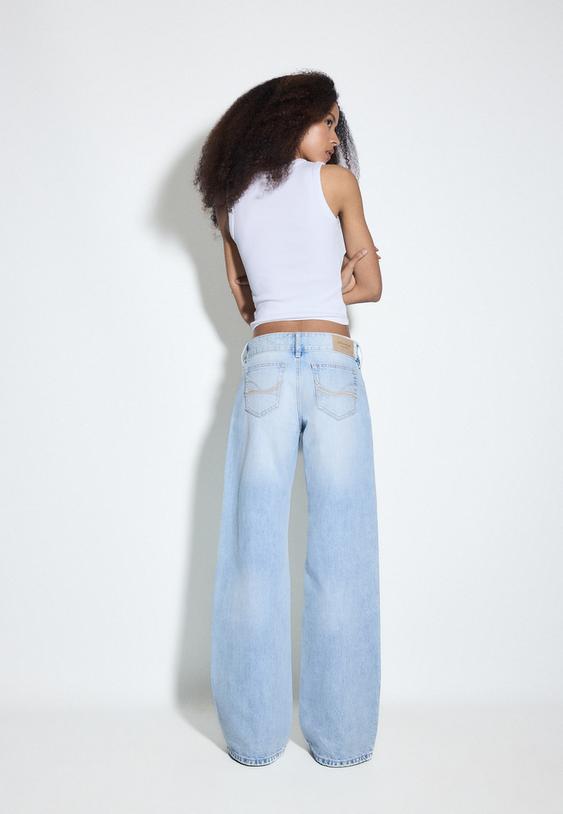 jeans low waist straight cintura martillo