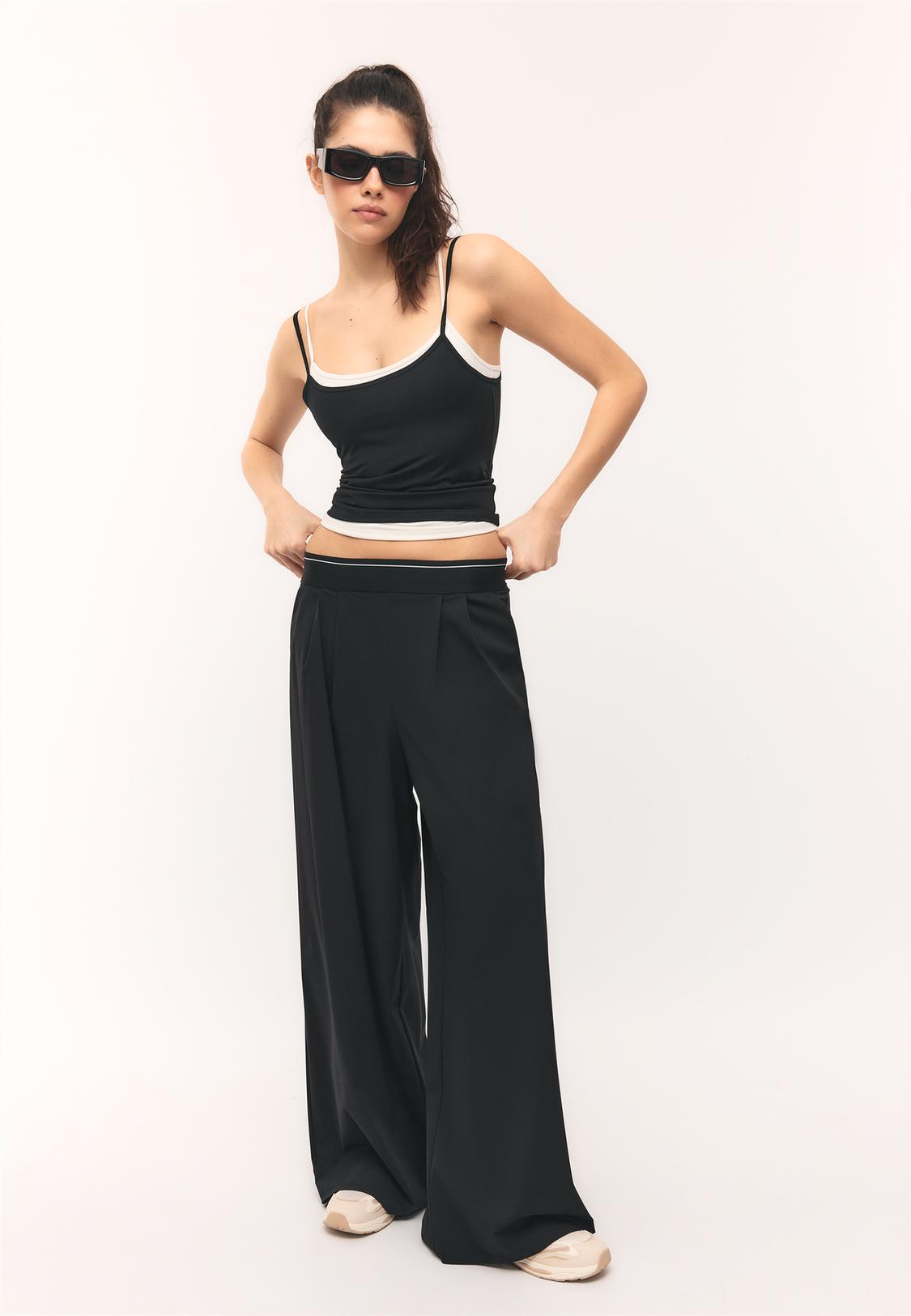 Débardeur Femme Col Rond Bretelles Larges - Coton, Basique, Blanc, Neuf Avec étiquettes