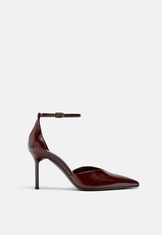 scarpe con tacco scollo a v