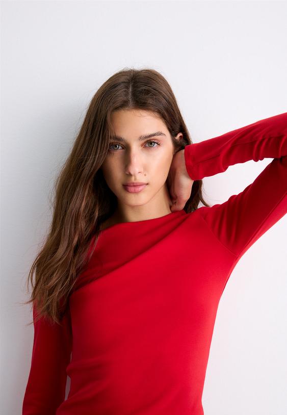 uzun kollu basic tshirt
