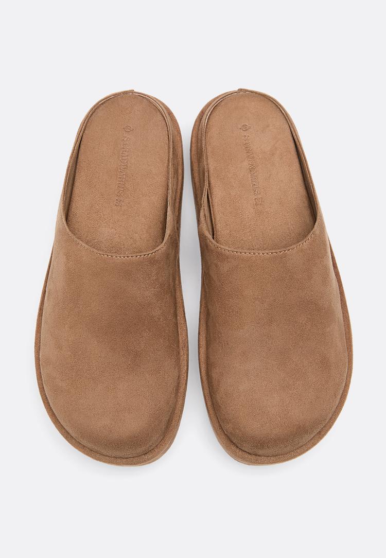 suni deri efektli platform sabo terlik