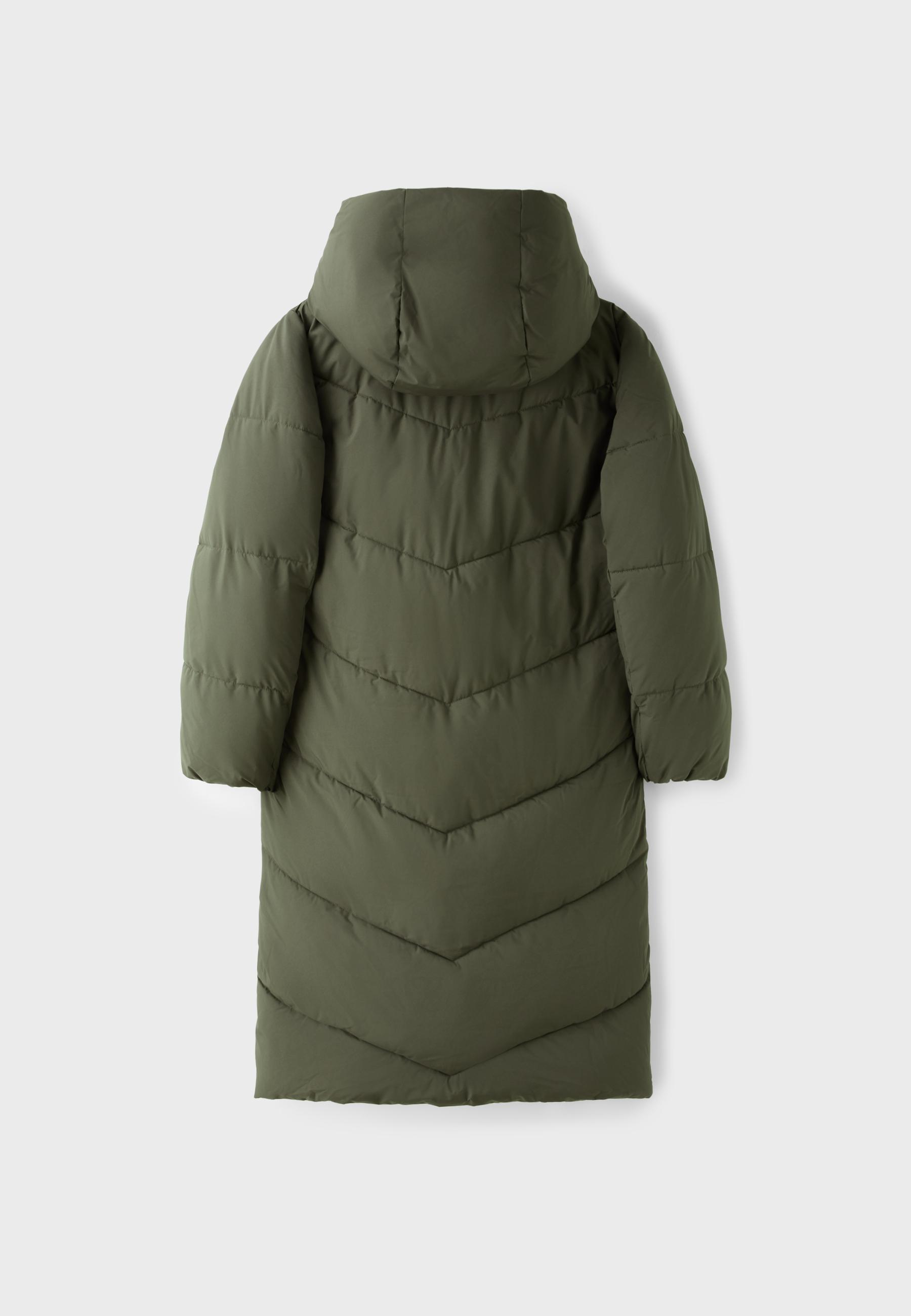 Basic padded coat — Khaki