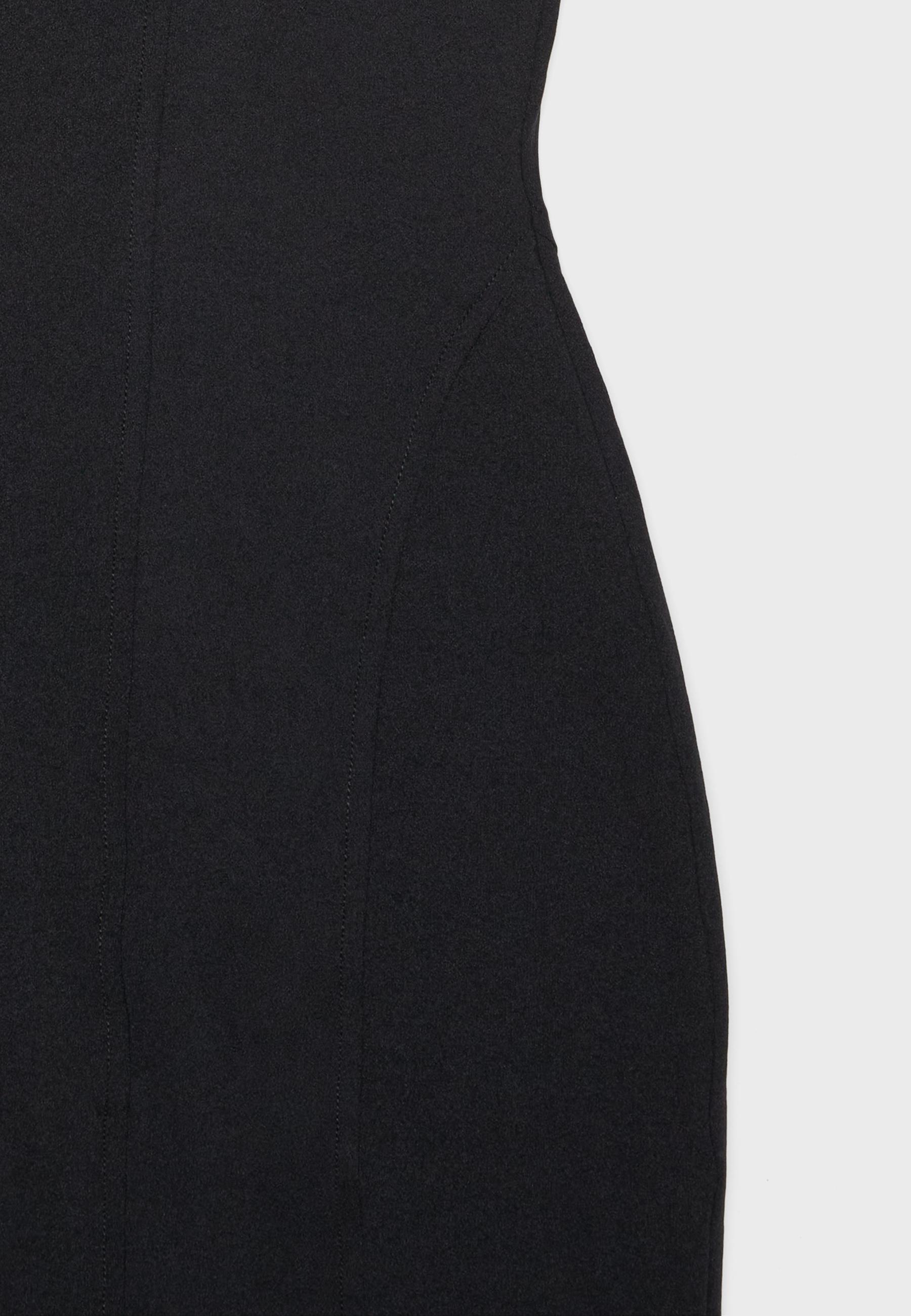 Short bodice dress — Black