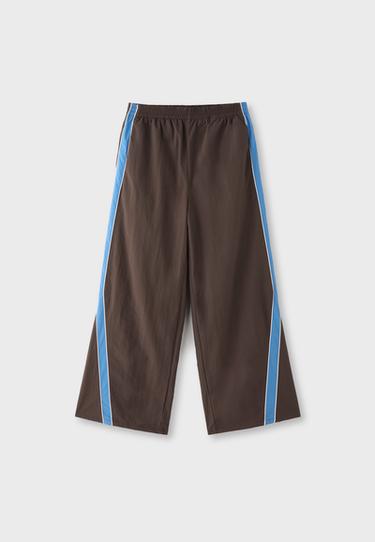 Technical fleece trousers — Brown 6