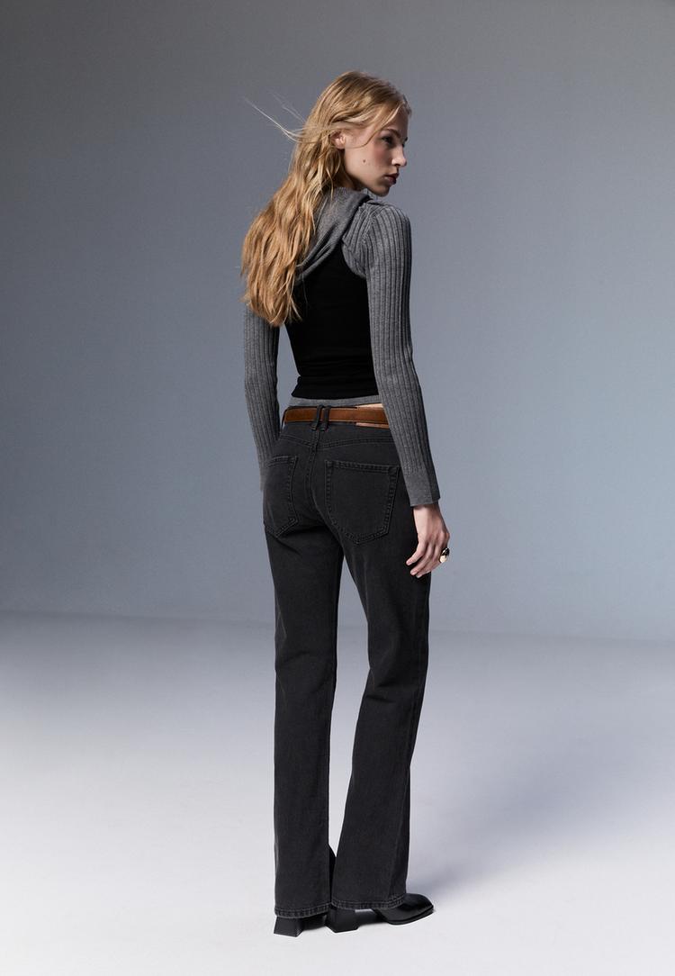 d68 jeans bootcut fit cinturon