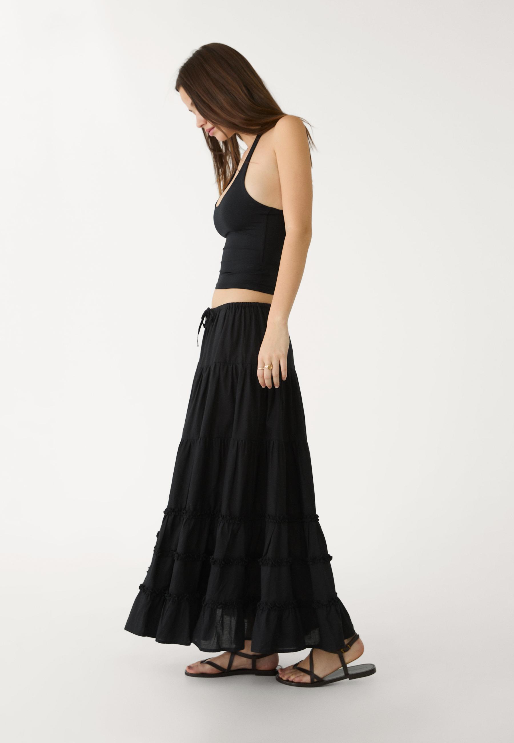 deres デレス 11th リネンスカート linen skirt 黒 2025年最新】Deres デレス リネンの人気アイテム - メルカリ