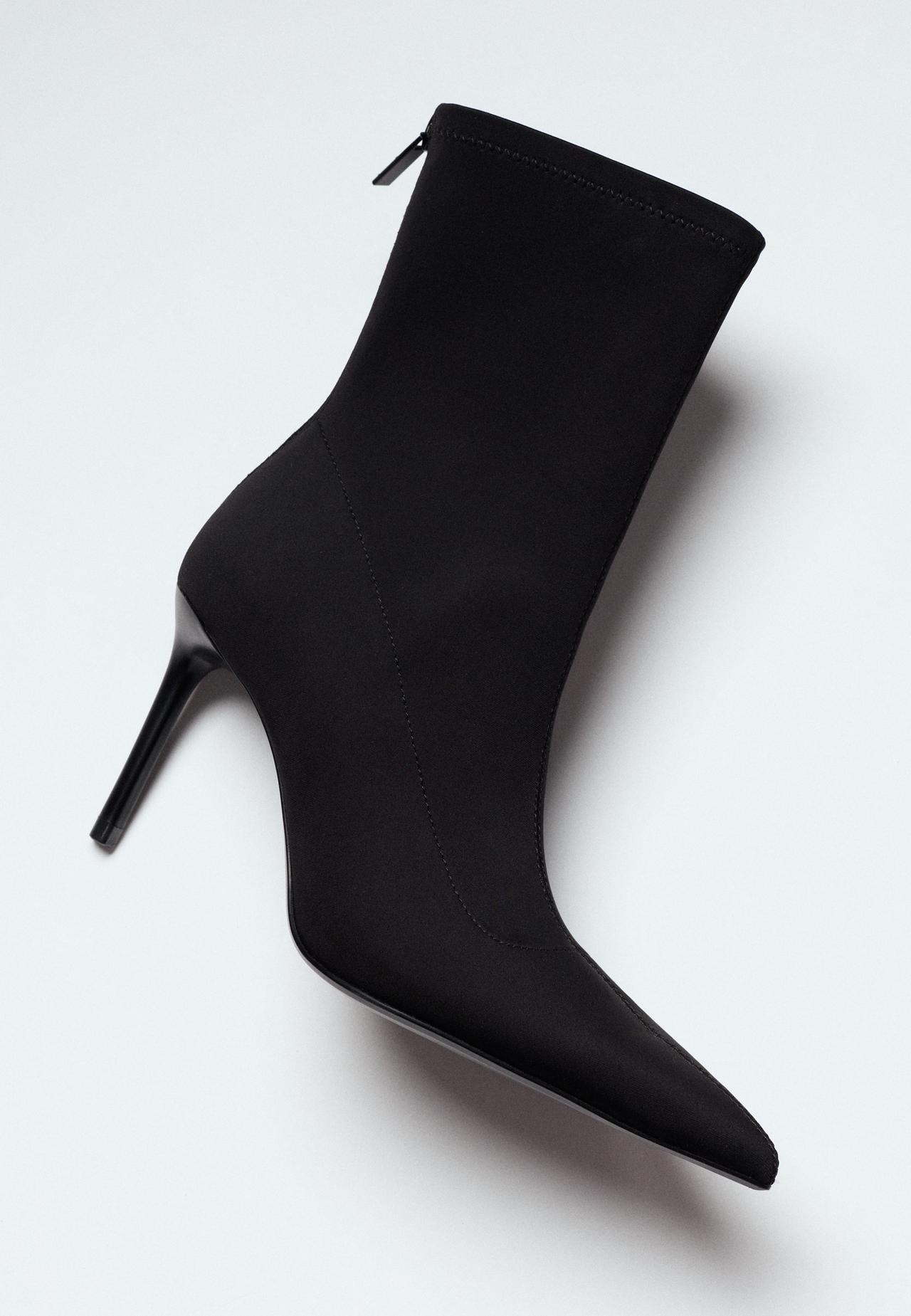 Stiletto heel ankle boots — BLACK