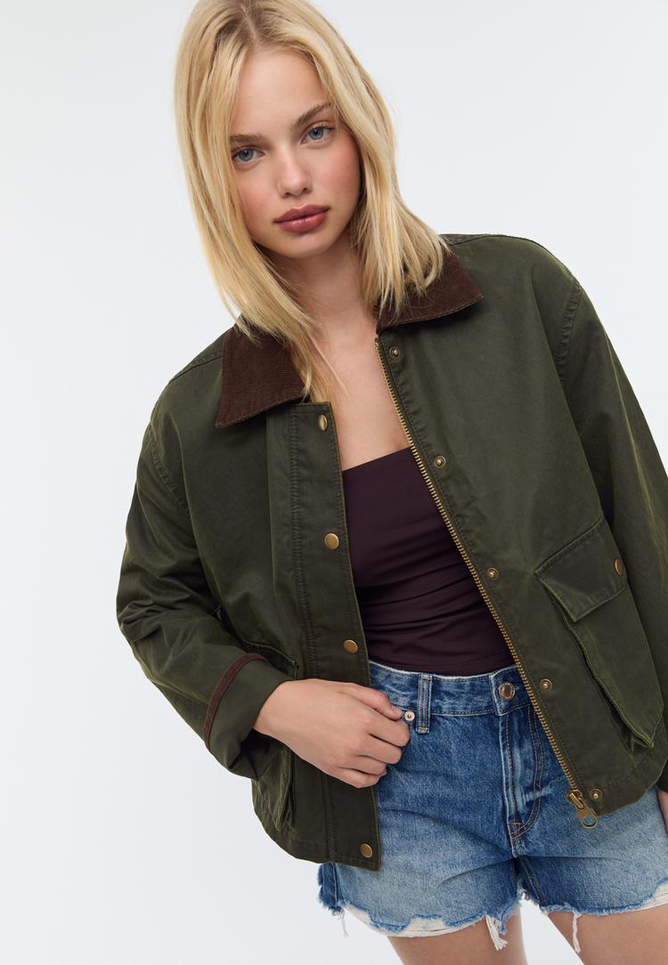 parka corto combinato cerato