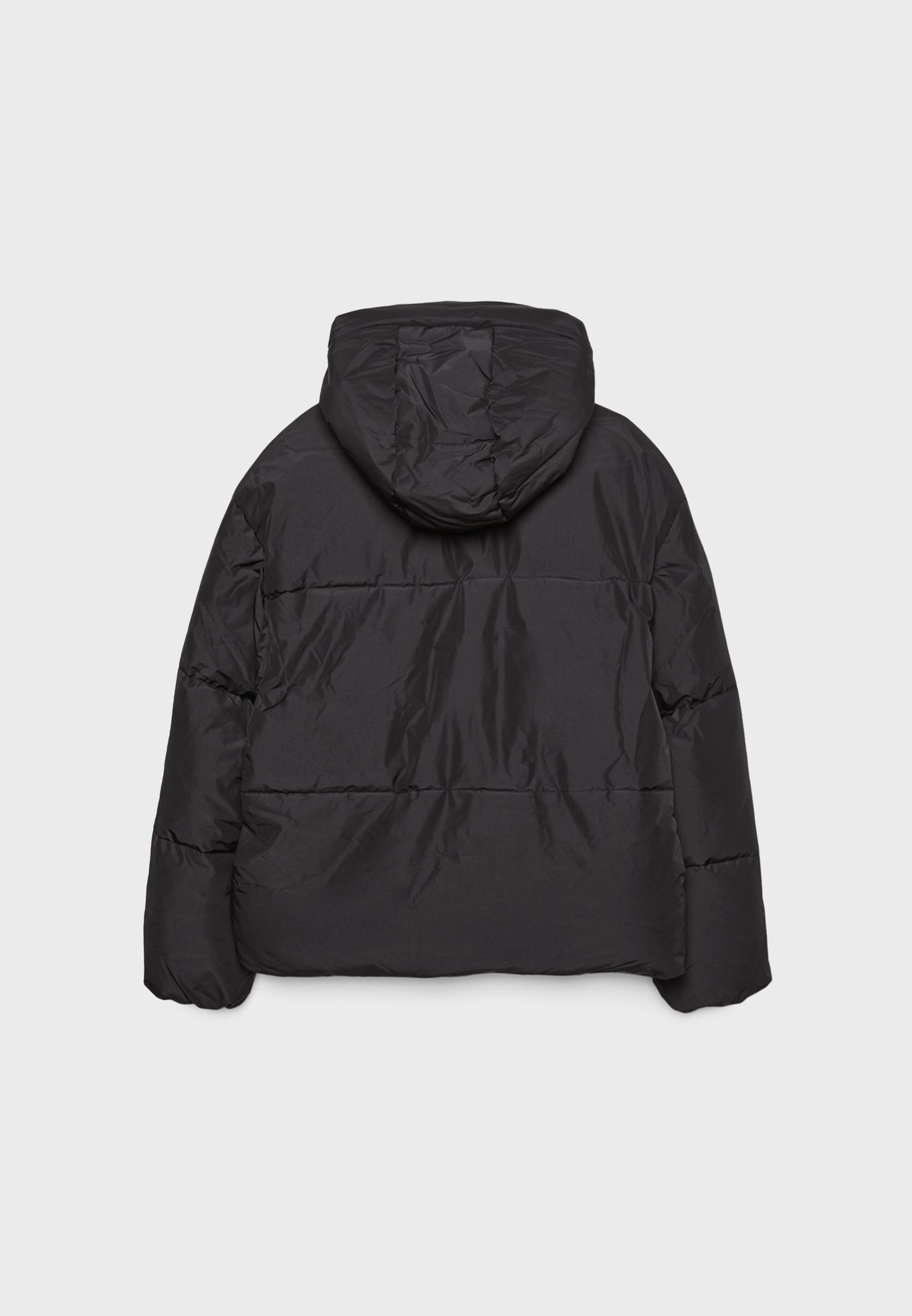 Oversize puffer jacket with hood - Women's fashion | Stradivarius