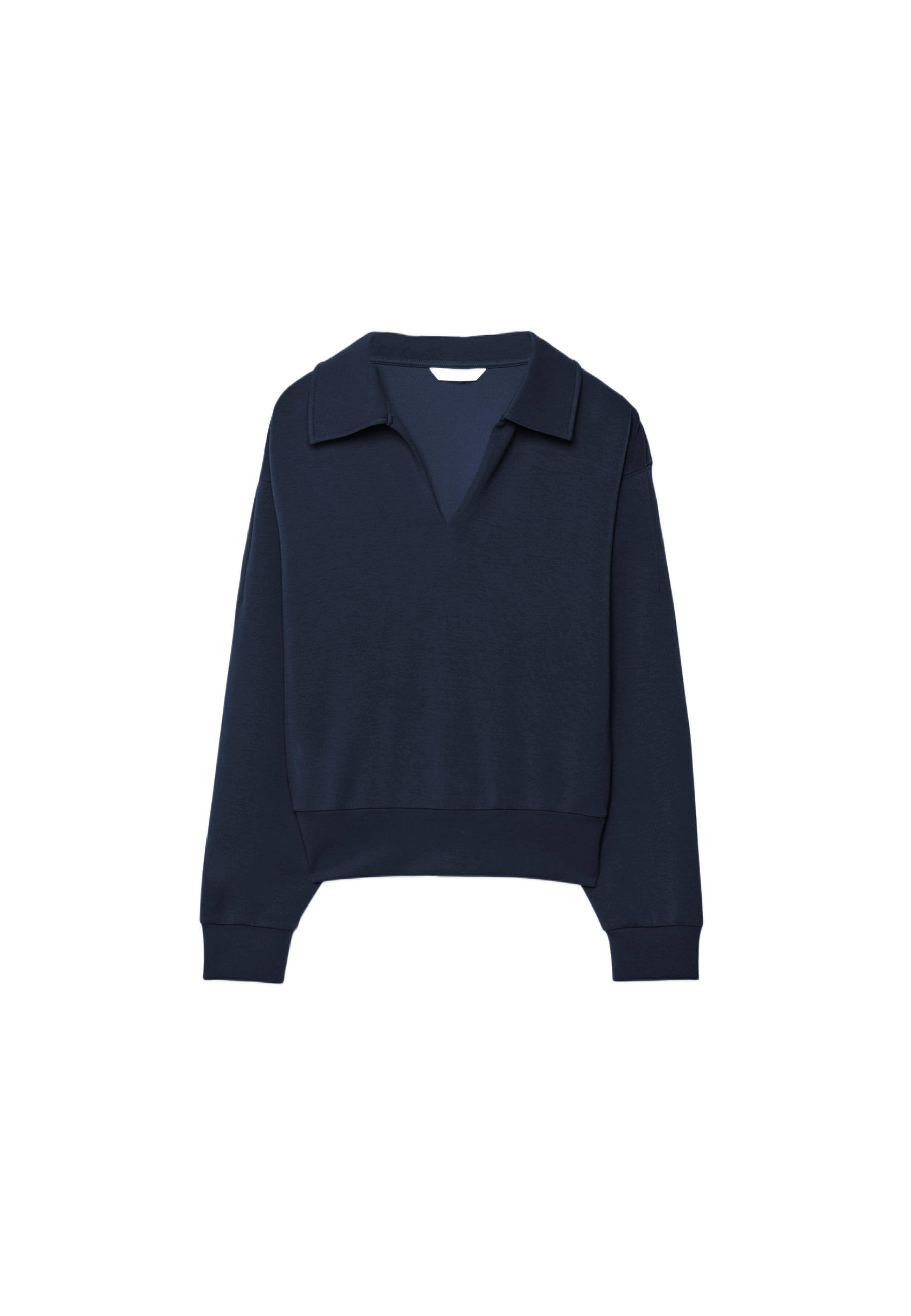 Soft-touch sweatshirt — Navy blue