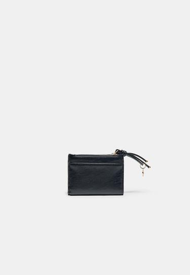 Purse with zip pull detail — Black 4