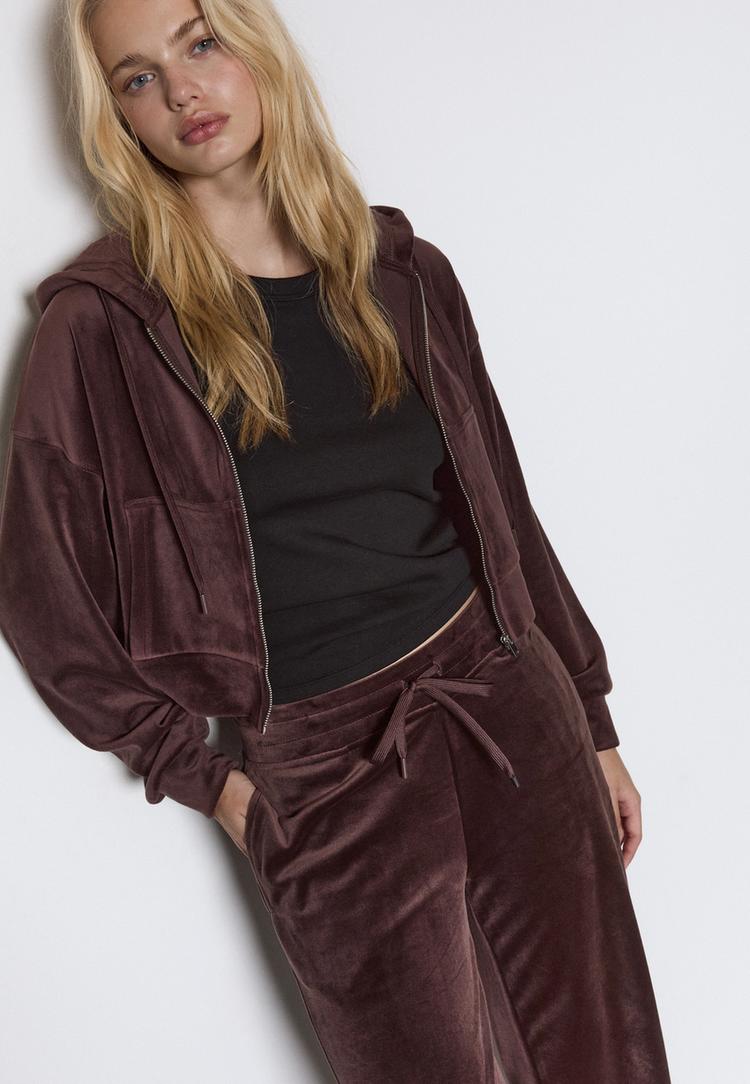 velvet jogger
