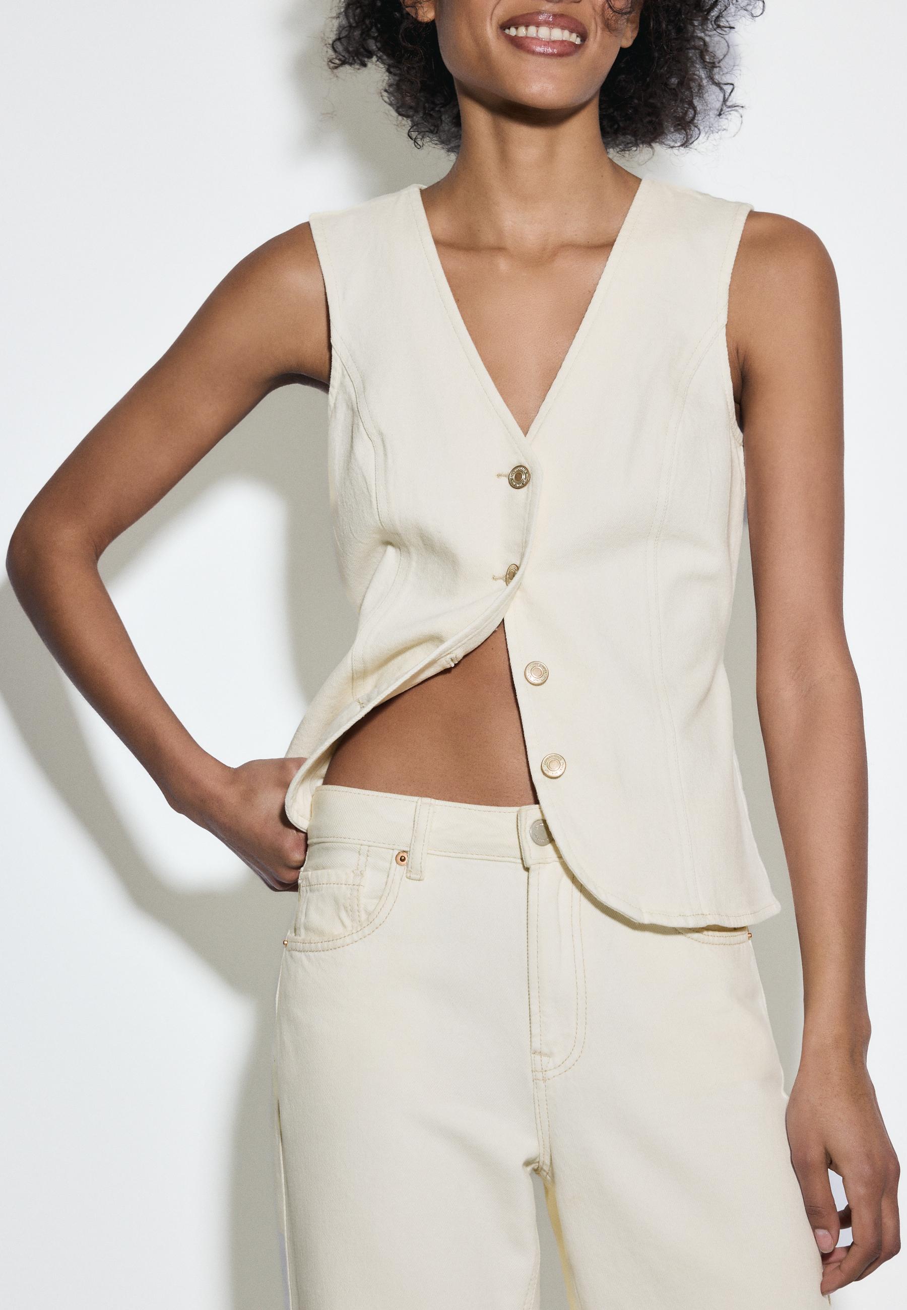 D92 straight geniş paça jean - Görsel 5