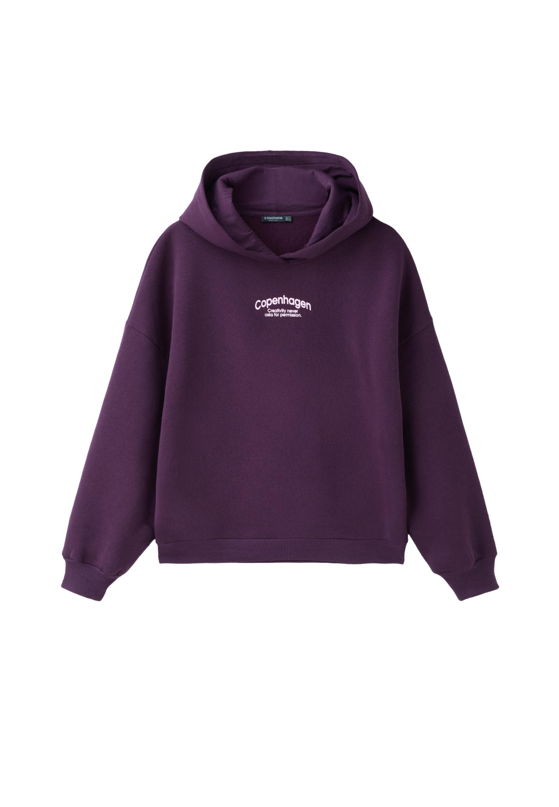 Oversized graphic sweatshirt — Purple
