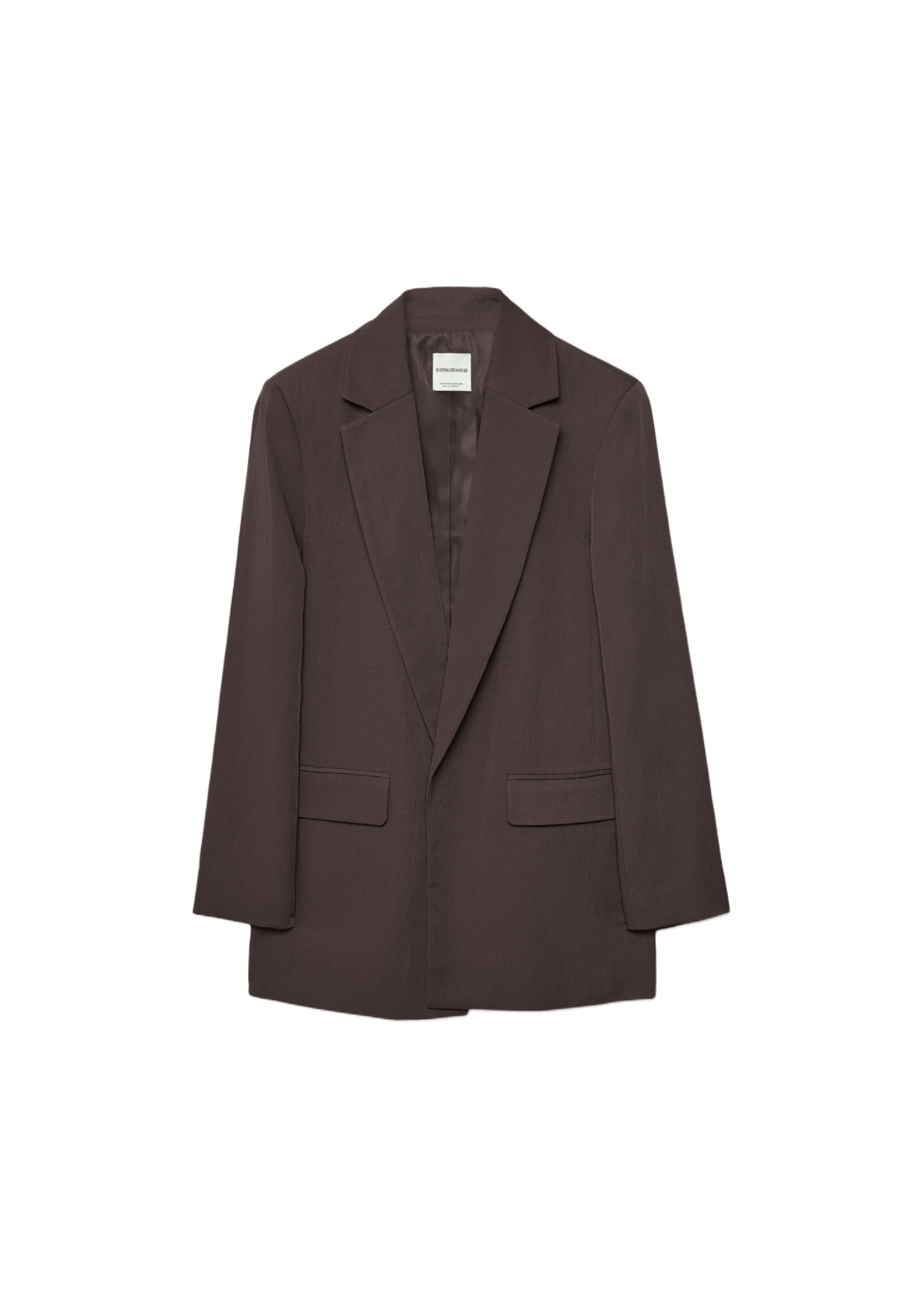 Basic keten karışımlı blazer - Görsel 12