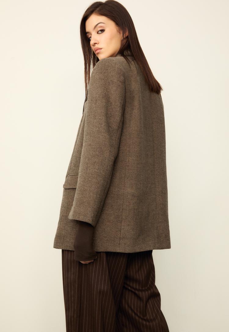 americana oversize cruzada espiga