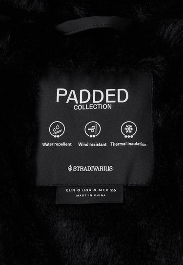 Fitted padded coat — Black 11