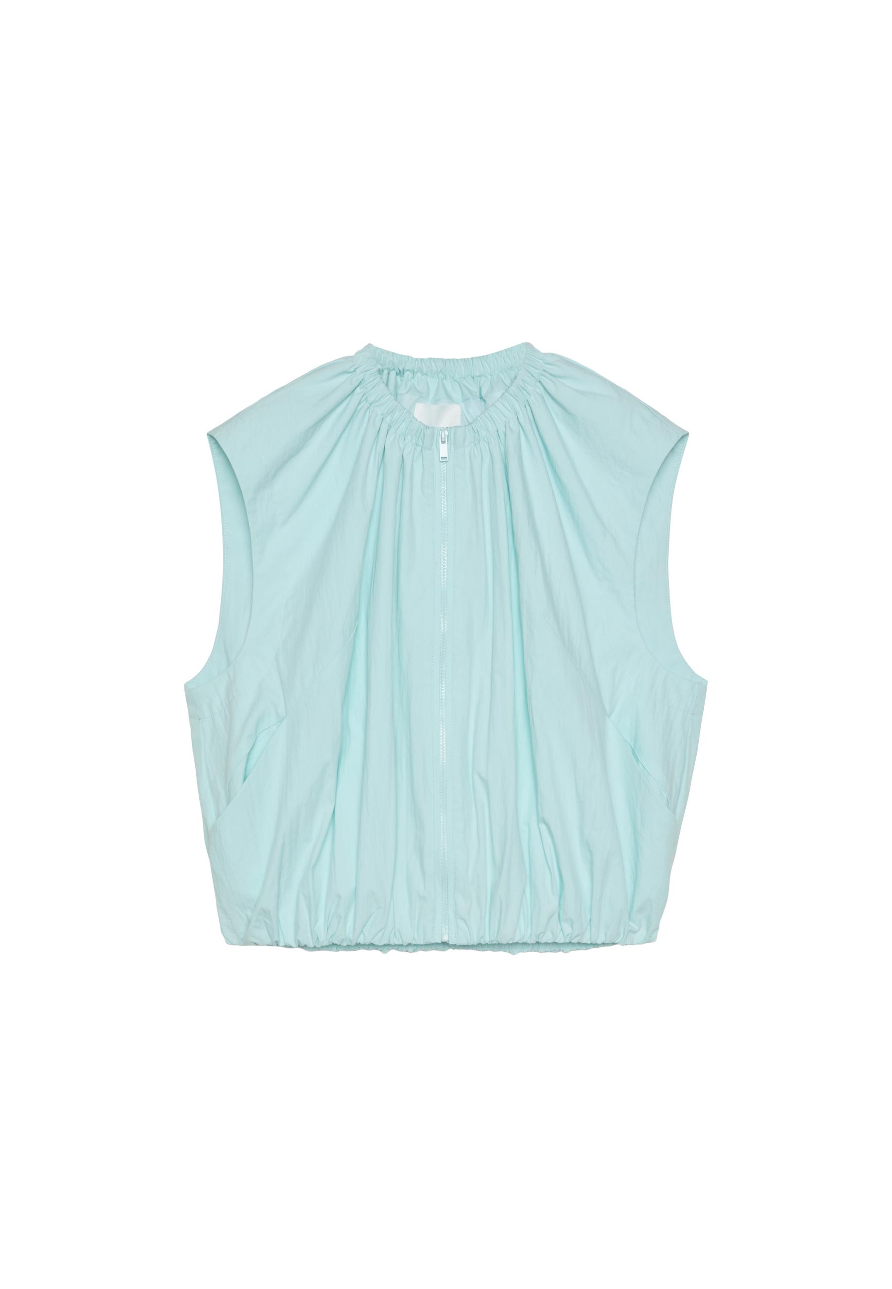 Technical volume waistcoat — Pastel green