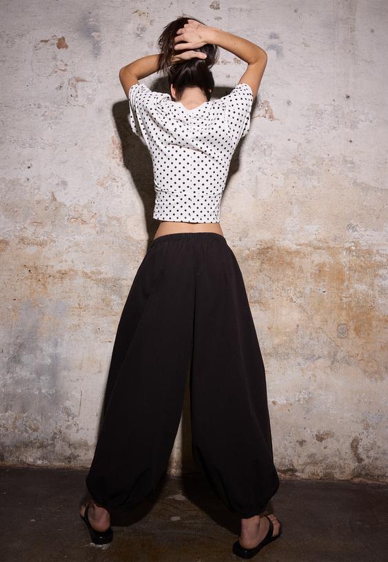 Poplin bloomer pantolon - Görsel 8