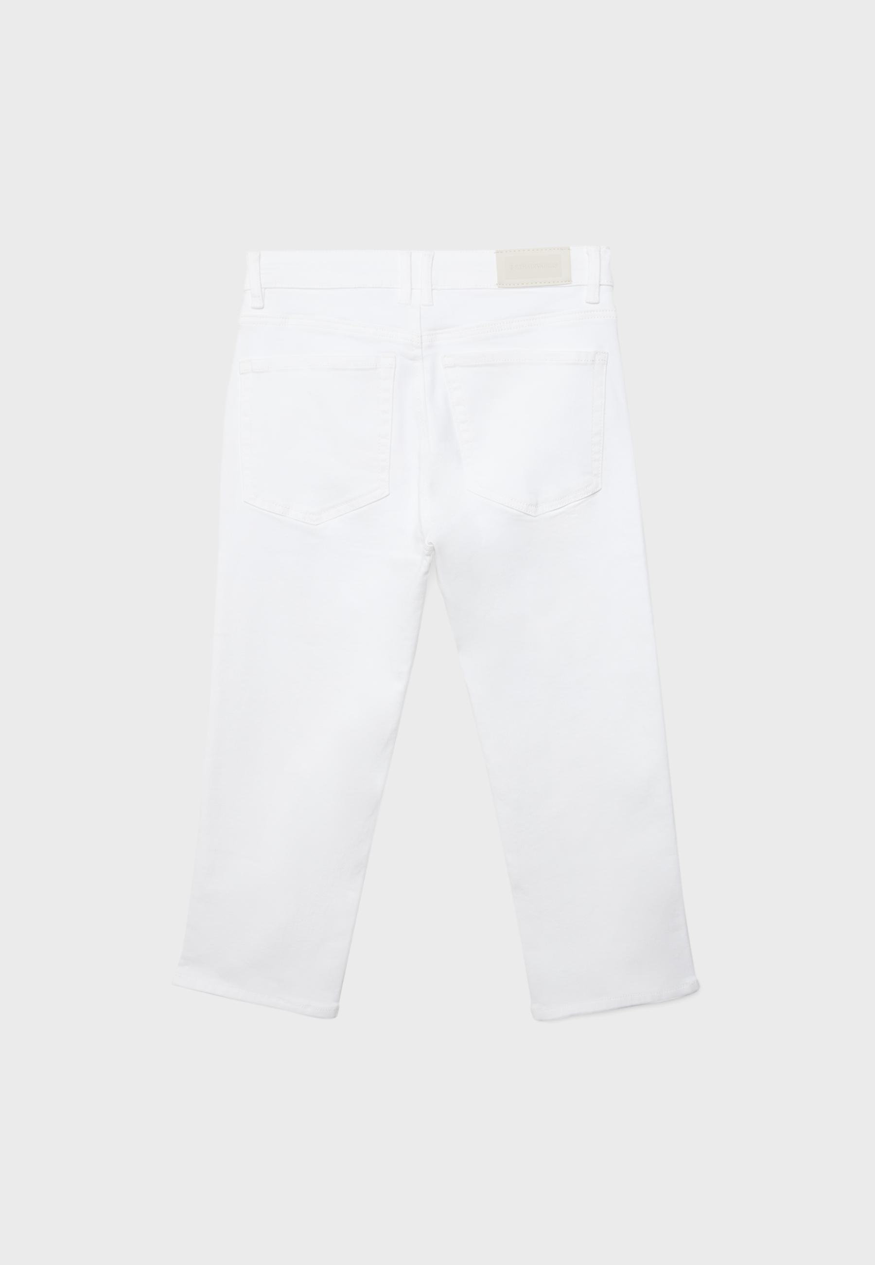 Capri jeans — White