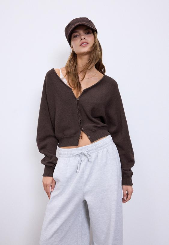 cardigan manches chauve souris