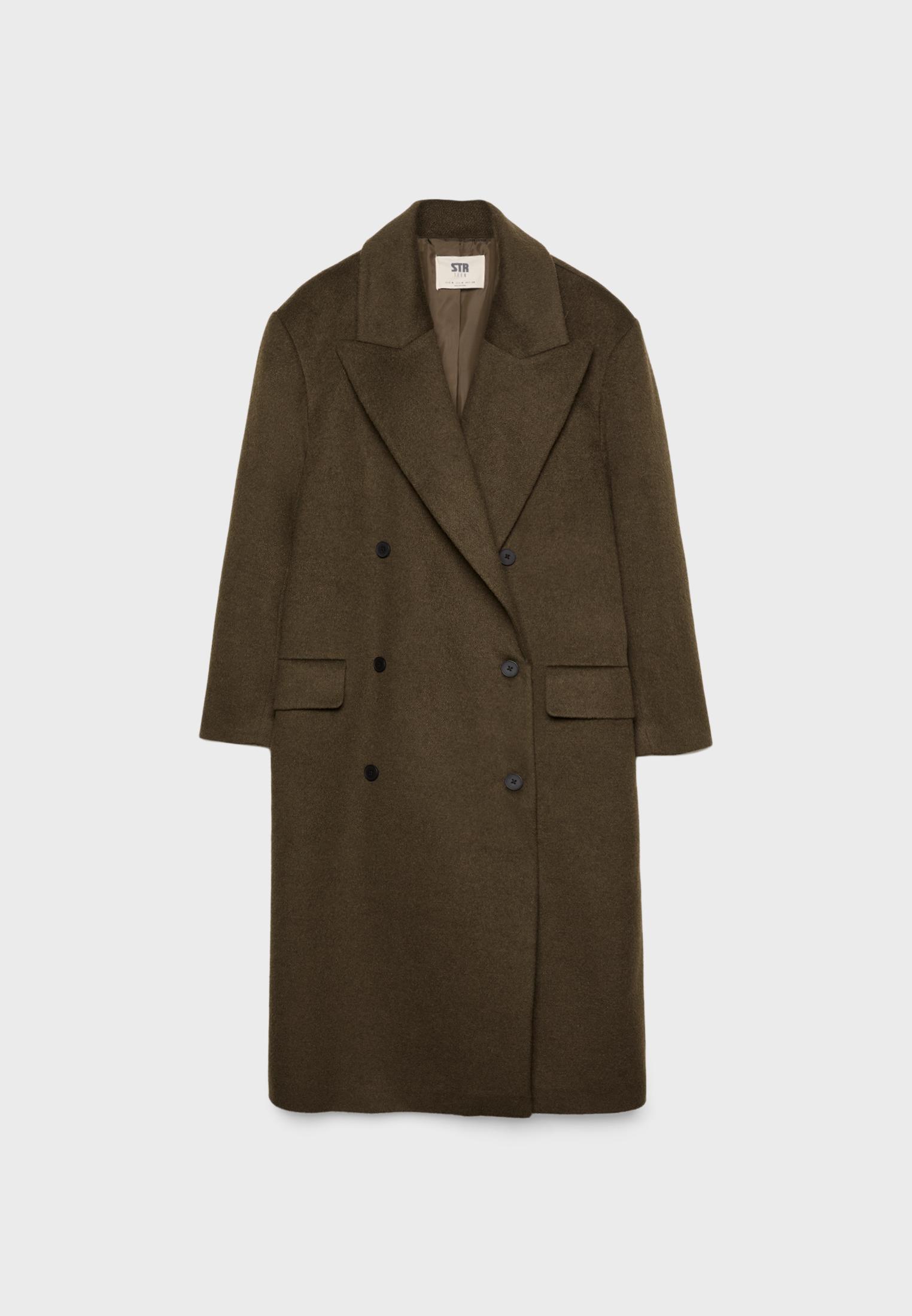 Stradivarius wool coat online