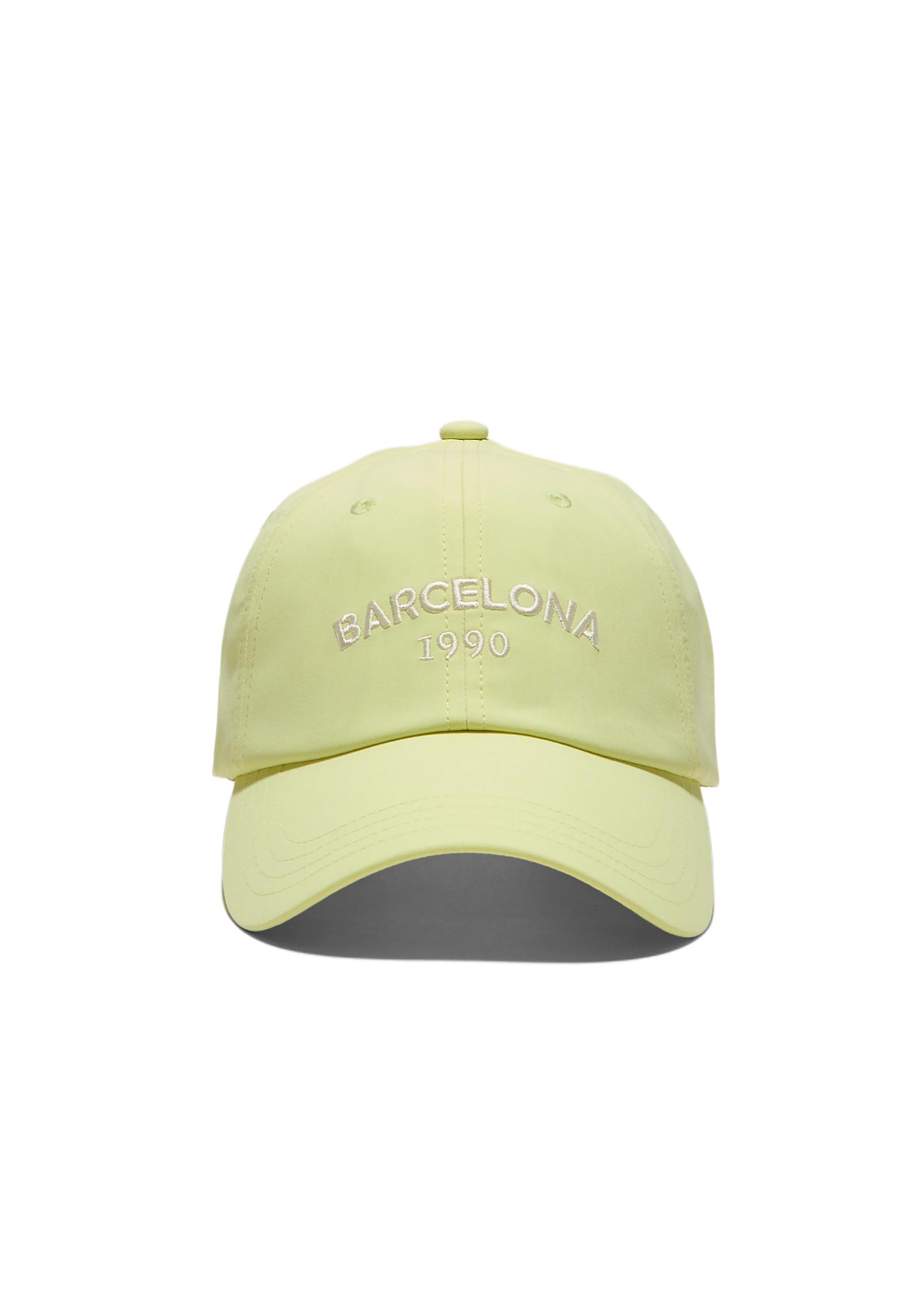 Barcelona cap — Pastel yellow