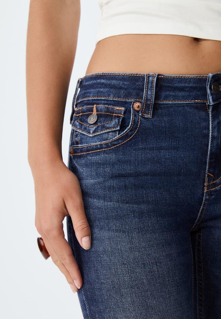 d04 jeans flare low waist