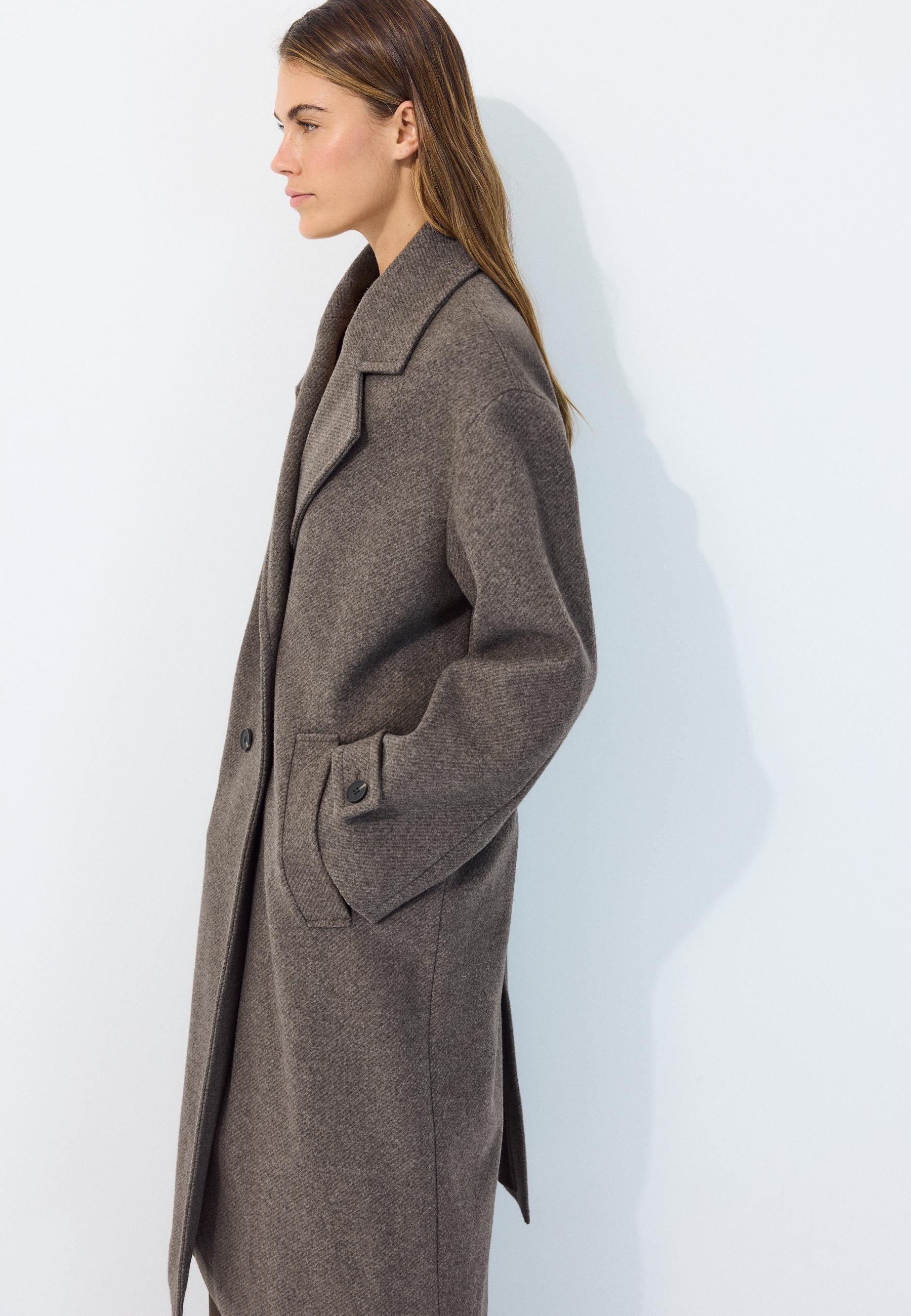 Long oversize coat - Women's fashion | Stradivarius Turkey