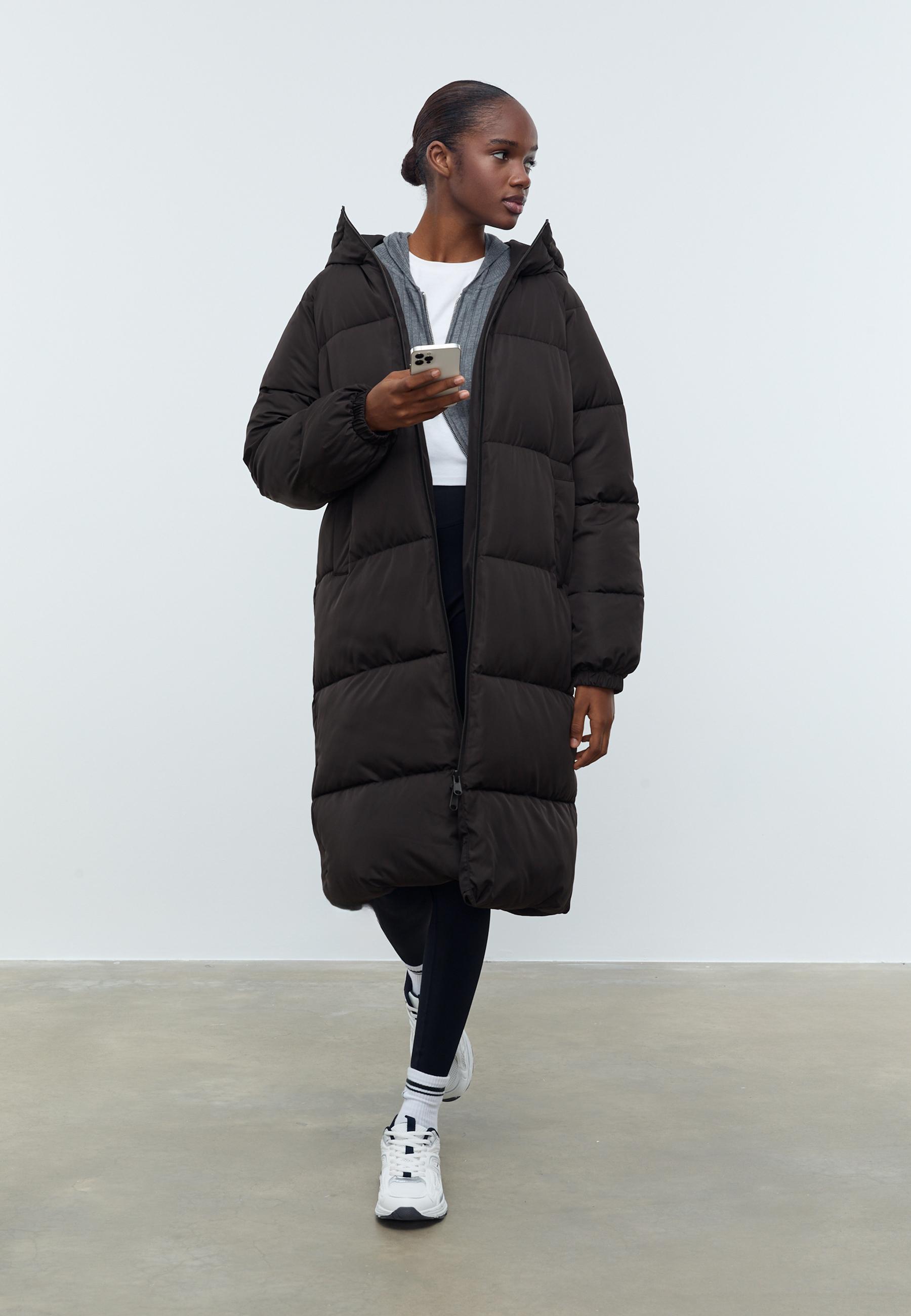 ジャケット・アウター th products LONG PADDED COAT Long puffer coat - Women's fashion | Stradivarius Worldwide