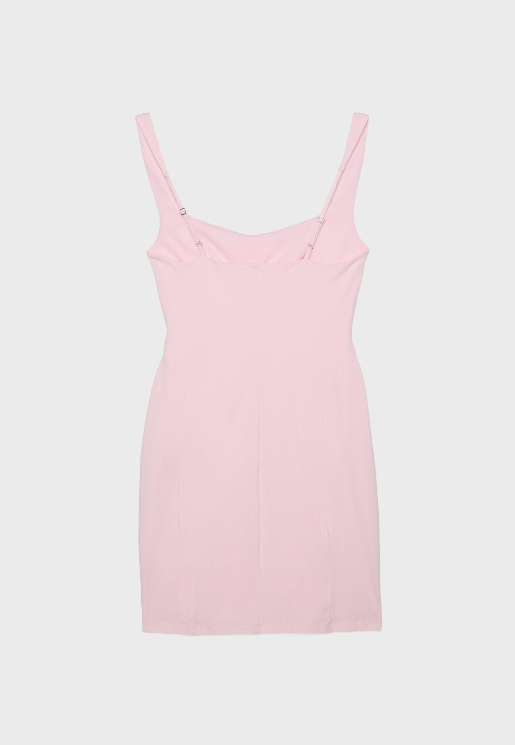 Short bodice dress — Pastel pink