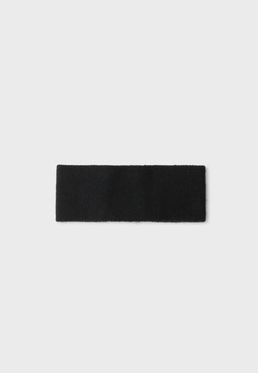 Knit headband — Black 1