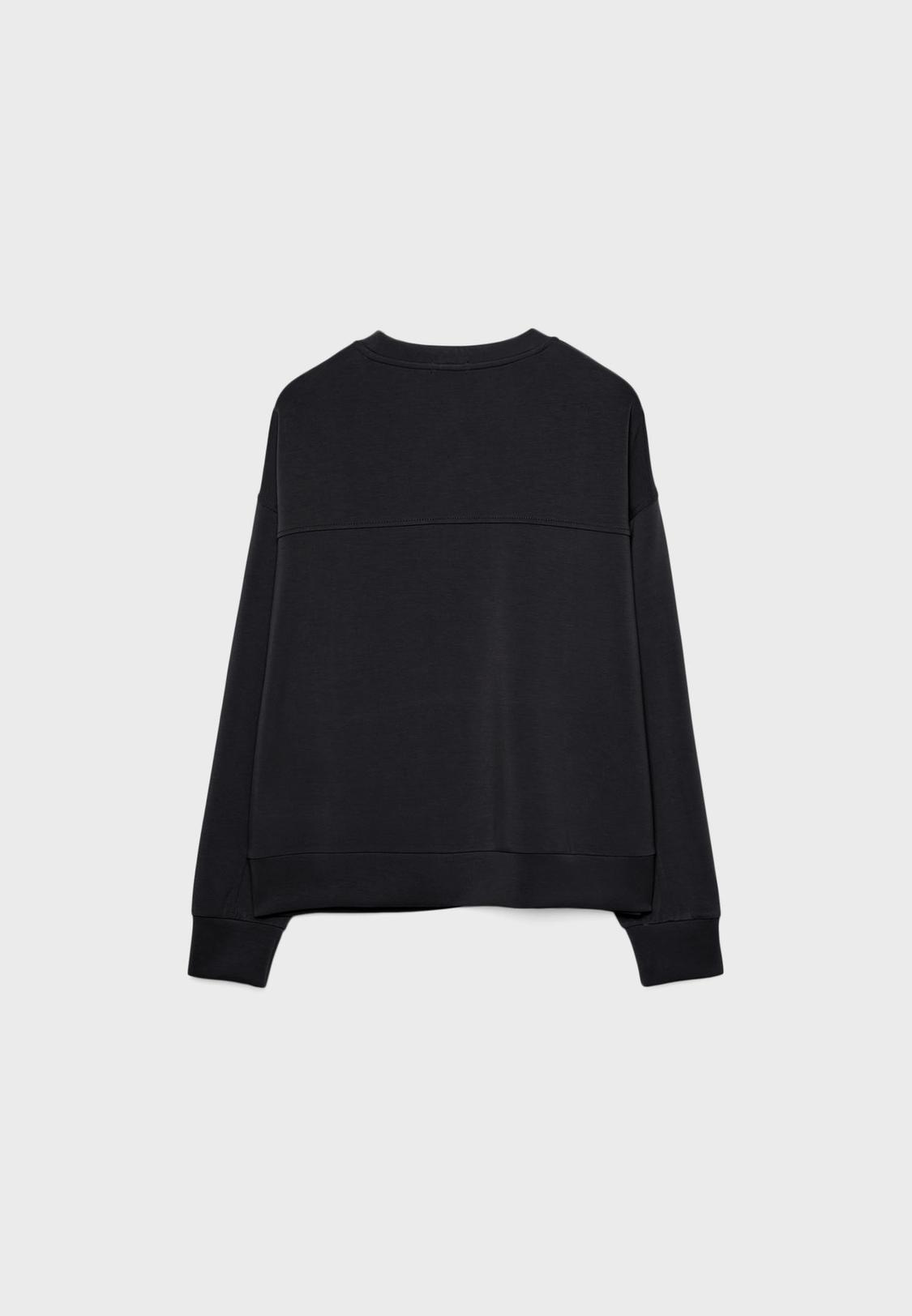 Sudadera básica tacto suave Stradivarius España