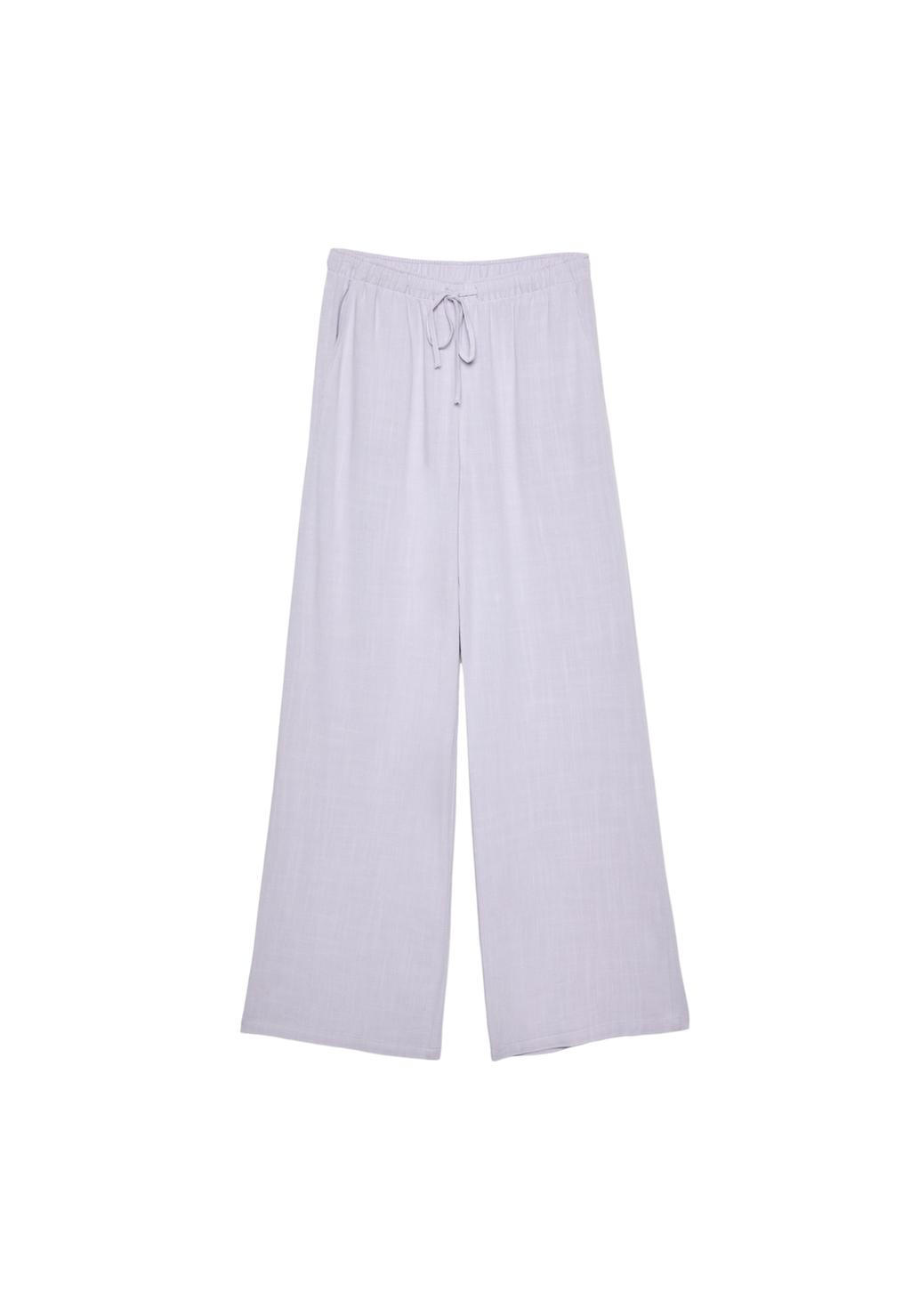 Pantalón fluido con lino
