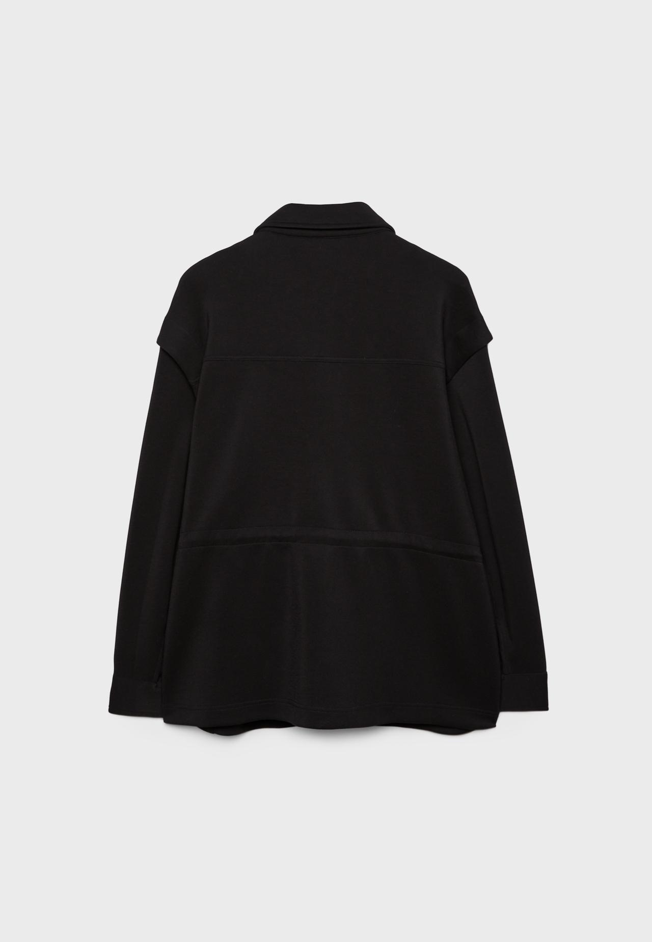 Lightweight adjustable waist jacket — Black