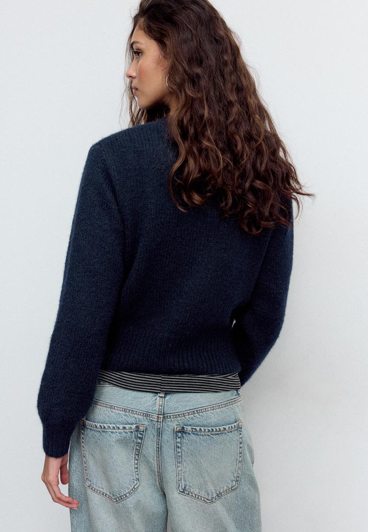 maglia a maglia morbida al tatto