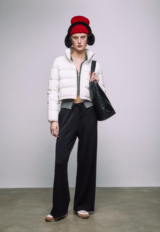 giubbotto imbottito con collo alto