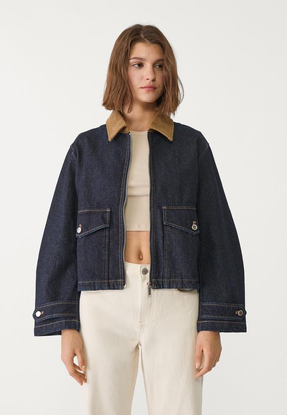 Fitilli kadife denim ceket_2