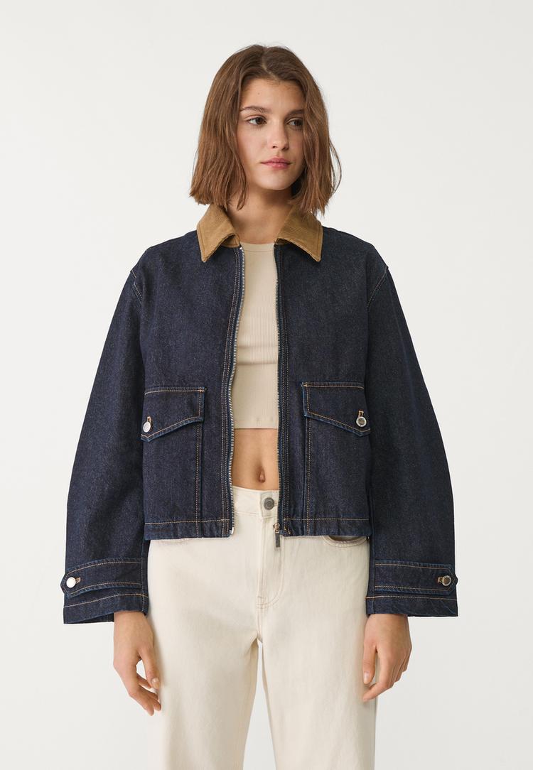 cazadora denim pana