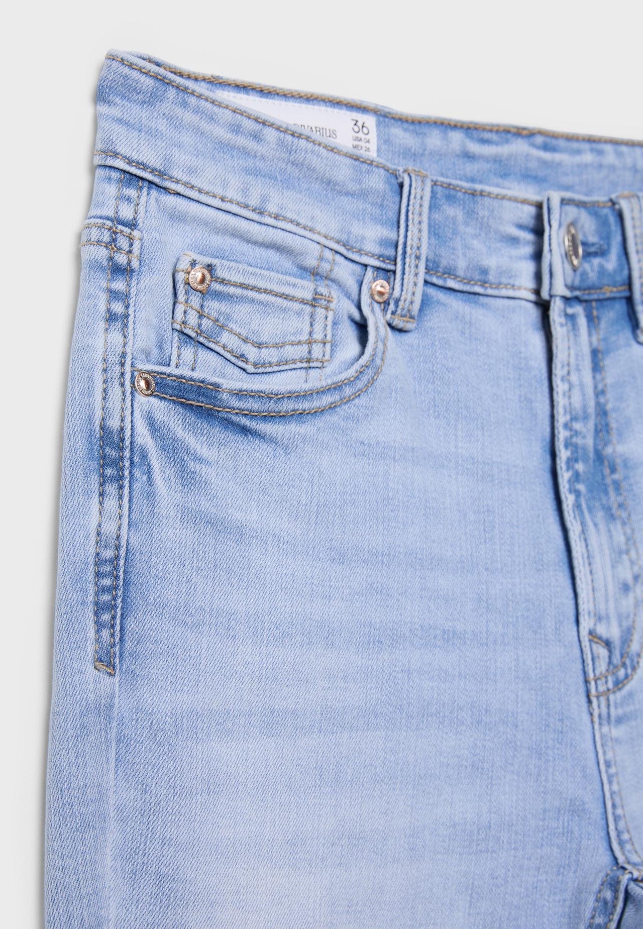 D07 High-waist skinny jeans — MEDIUM LIGHT BLUE DENIM