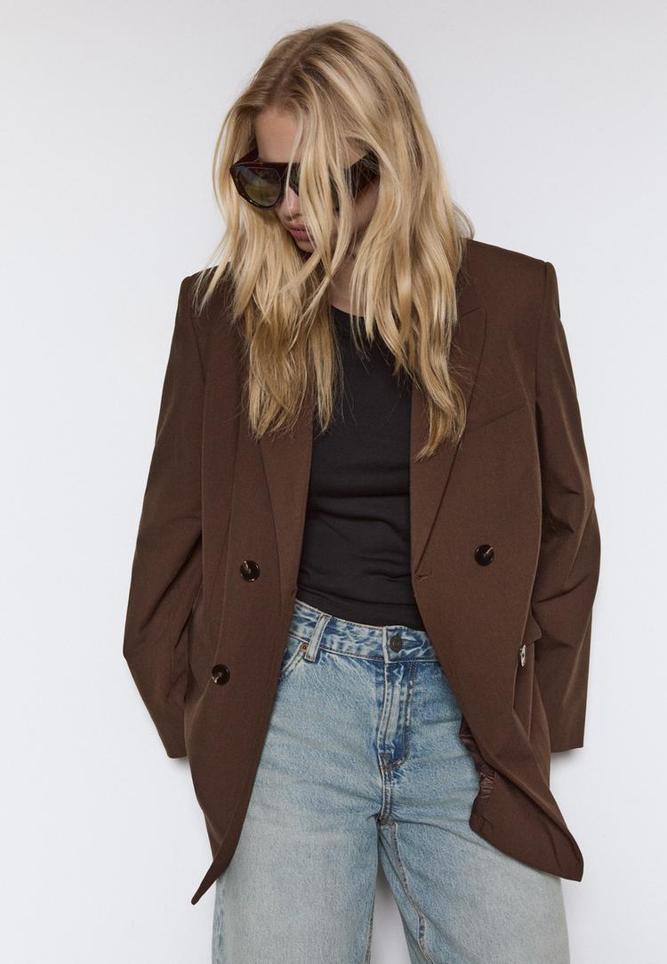 dugmeli kruvaze amerikan tarzı ceket