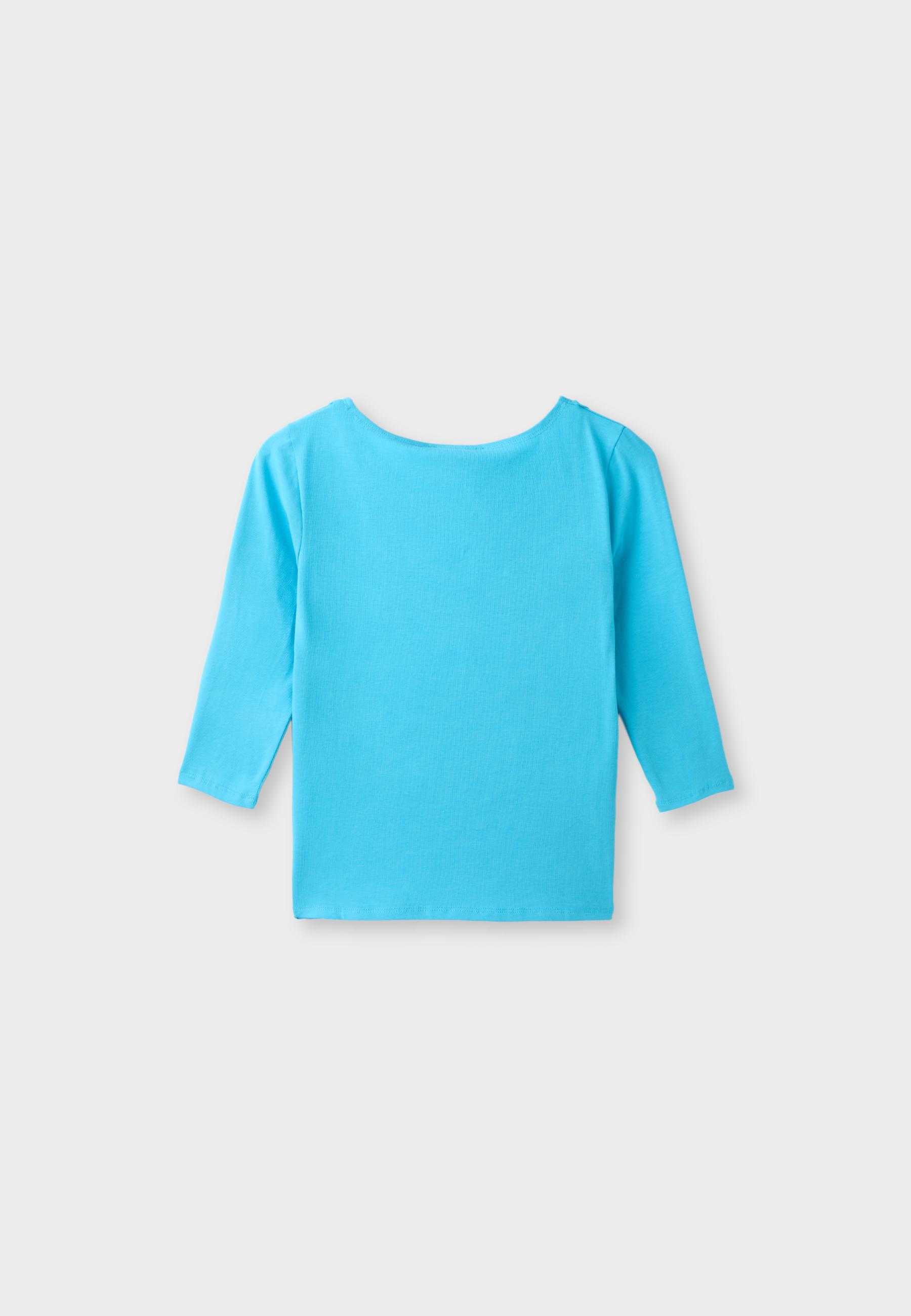 Underbust cut-out top — Turquoise