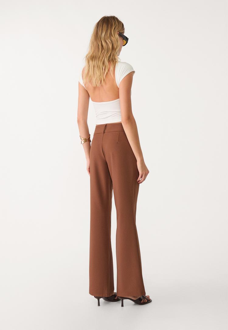 pantalon flare vestir